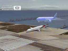 Correct position on glidepath vs. Asiana Flight 214 point of impact