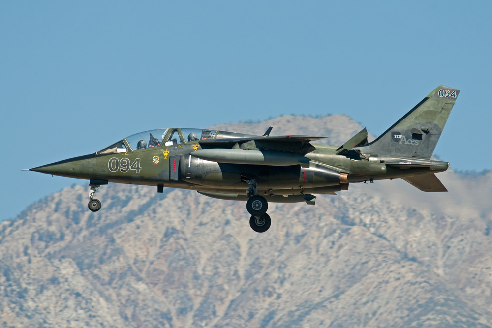Top Aces Alpha Jet used for APS Jet Upset Training